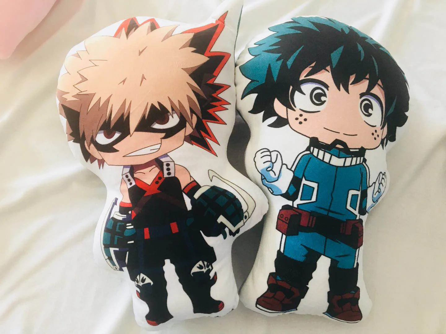 Большая плюшевая игрушка в стиле аниме «Мой герой» Bakugou Katsuki Todoroki Shoto Midoriya Izuku, мягкая кукла, подушка для детей, подарки