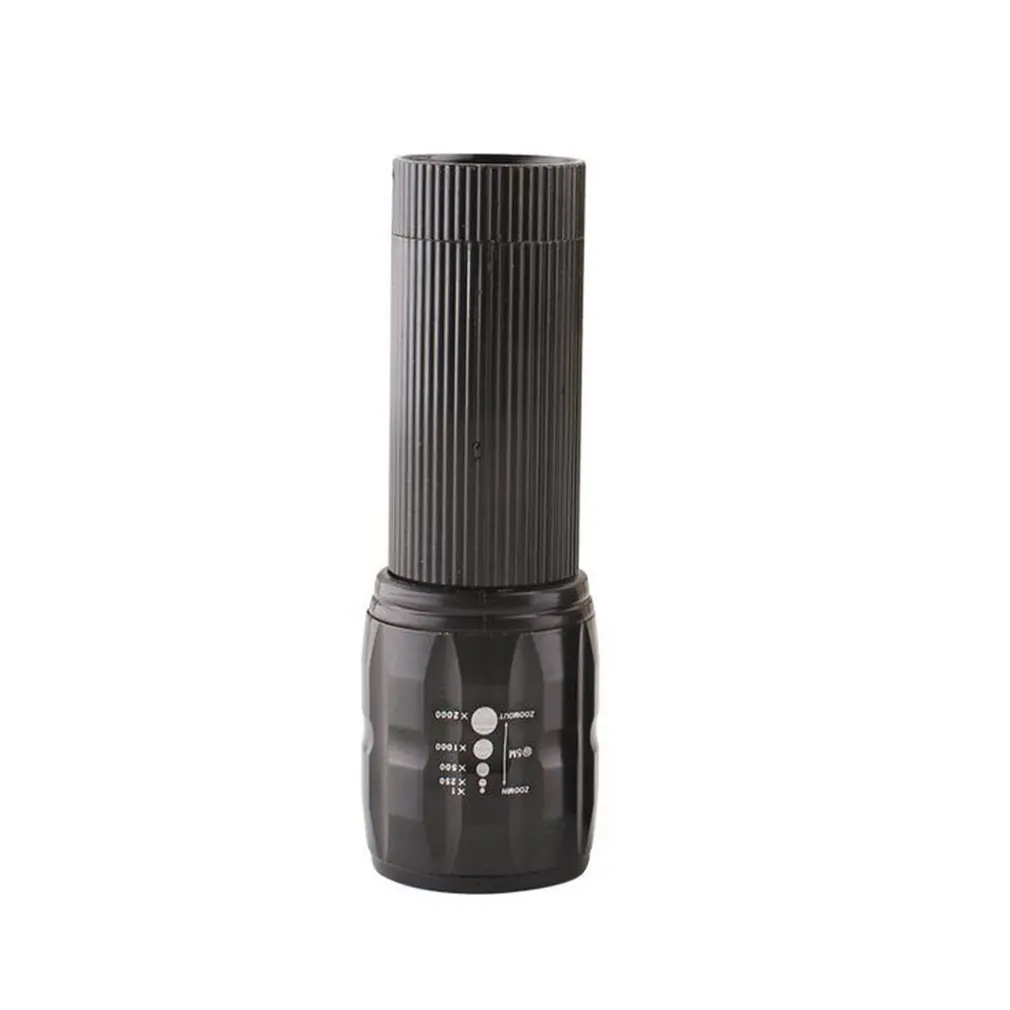 Outdoor Riding Glare Flashlight Telescopic Focusing Glare Led Flashlight 3 Files / Aluminum Flashlight Drop Shipping Sale