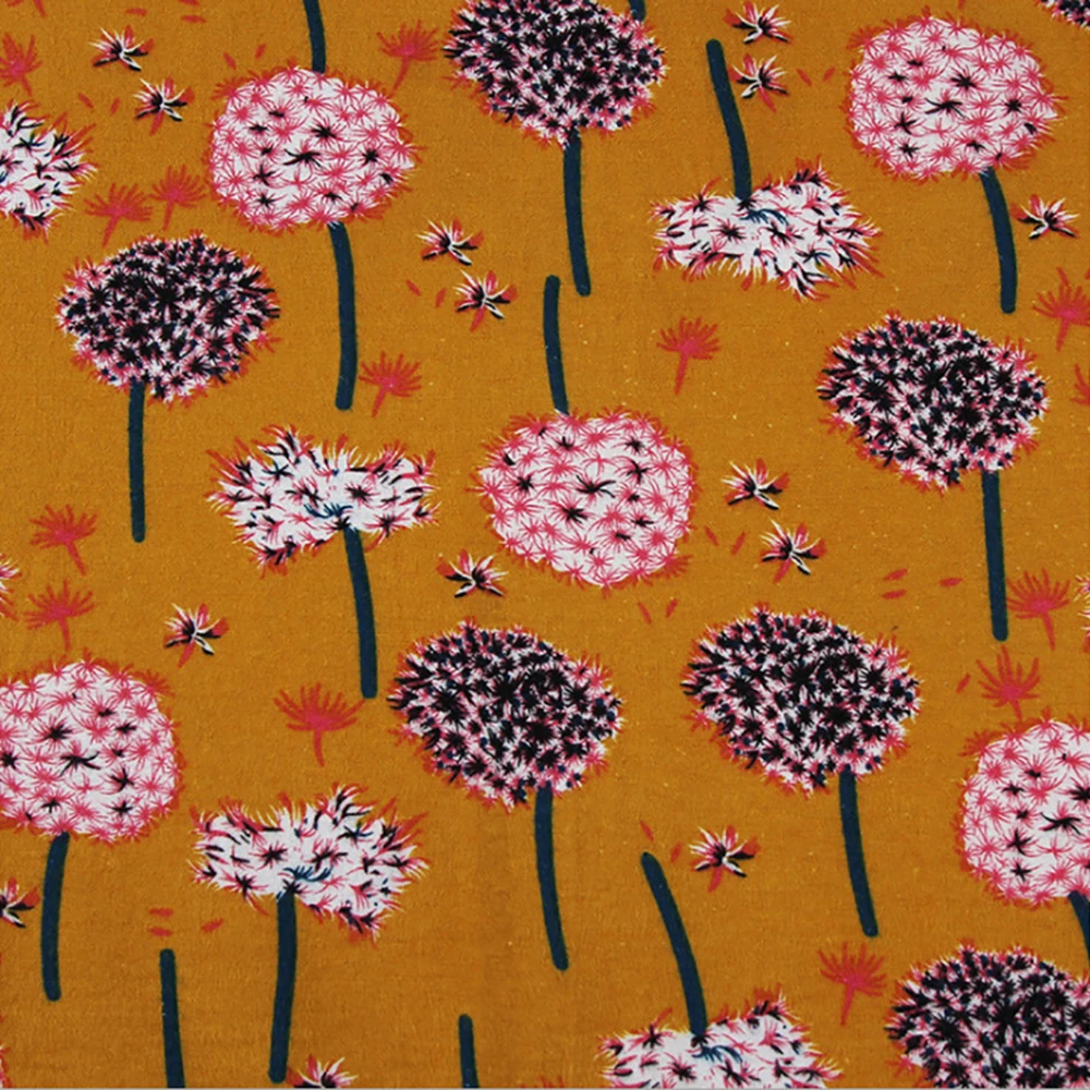 Lychee Life 50x142 см набивная ткань зимние красочные ткани Ручное шитье для поделок одежда поставки украшения - Цвет: 3