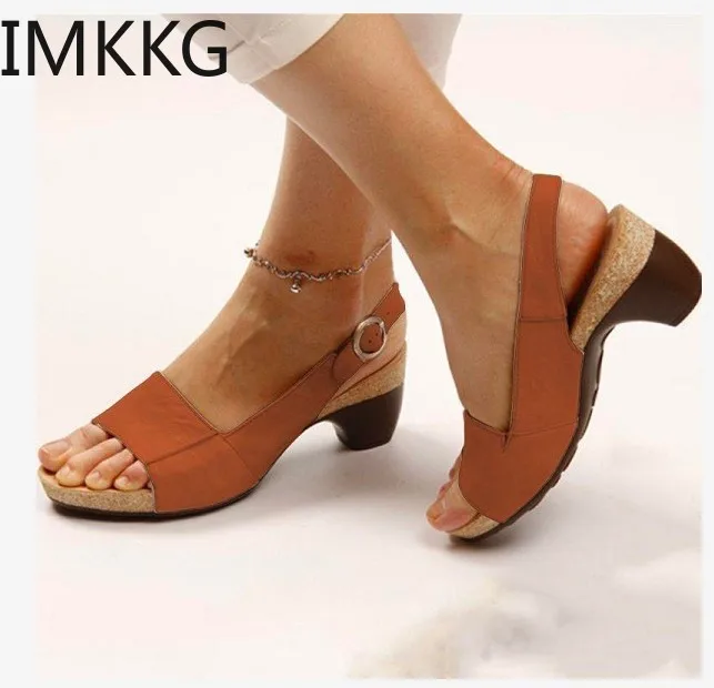 Women's Summer Floral Comfortable Sandals Gladiator Sandals Ladies Strap Slippers Roman Female Outdoor Sandals F90310