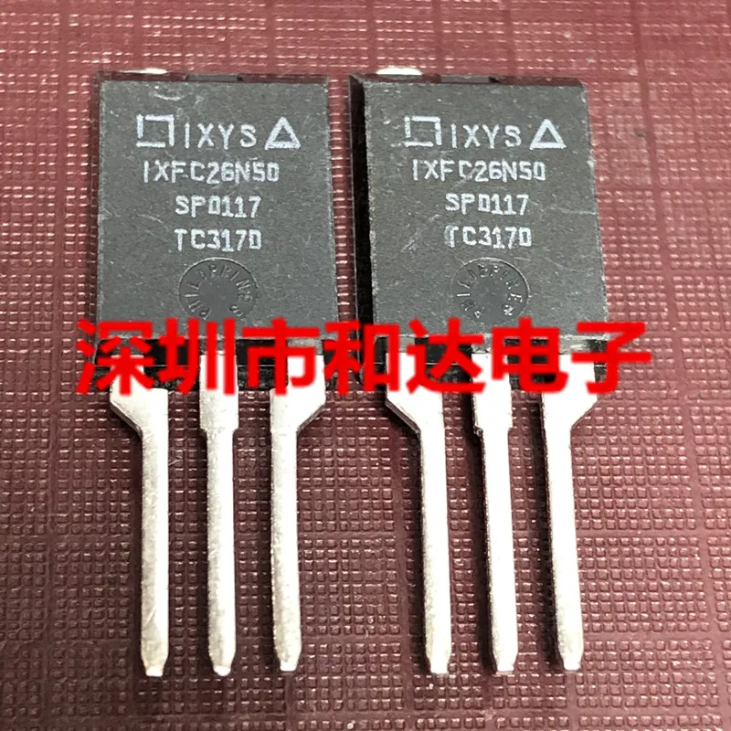 

(2pieces)IXFC26N50 ISOPLUS220 500V 23A