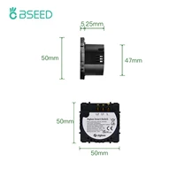 BSEED Zigbee Smart Switch 1/2/3Gang Sensor Switch Function Part Only Alexa Tuya Smart Home Control App 1/2/3Way No Neutral Wire - Image 6