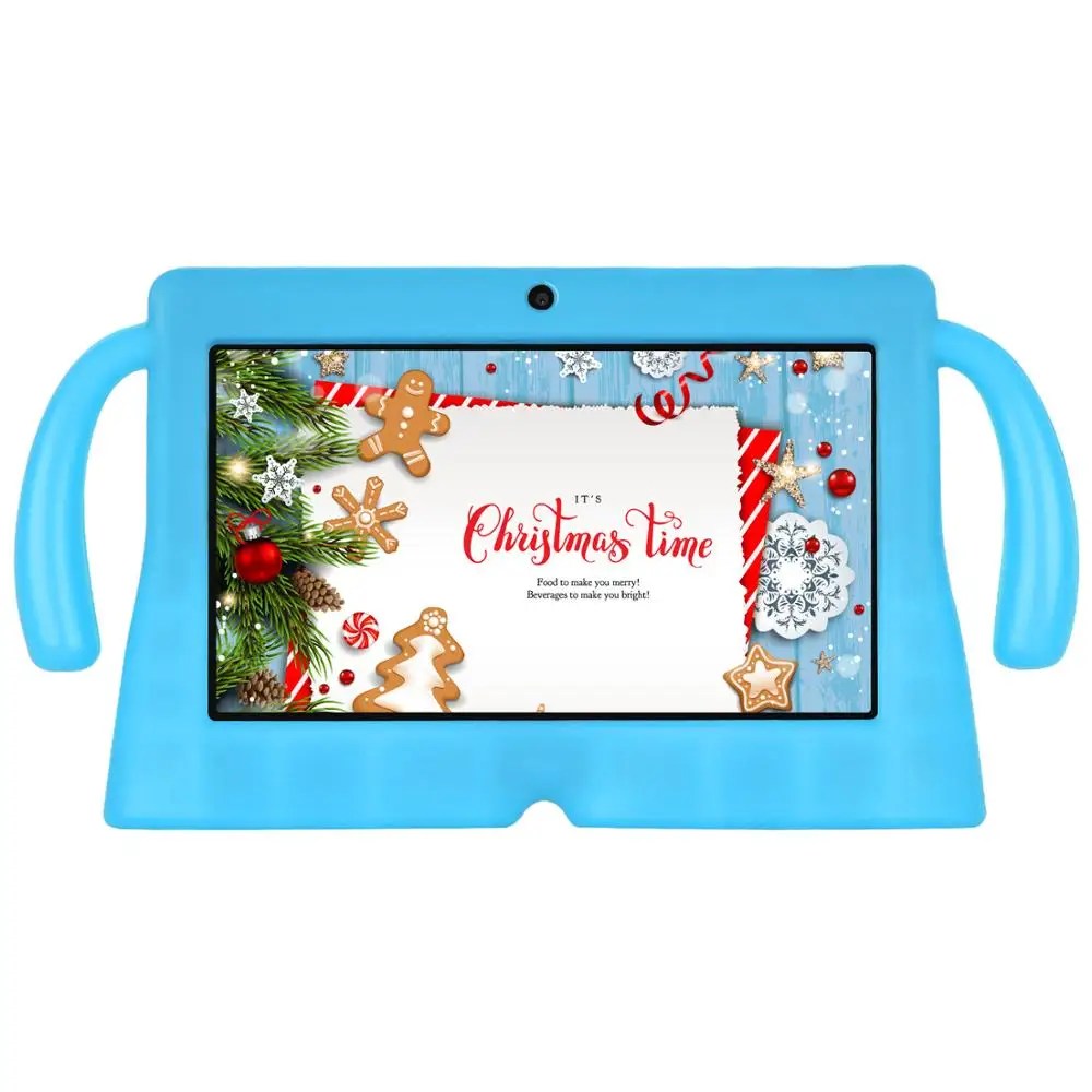 Tablet and Blue case Рождественский планшет для детей, Android 8,0, Восьмиядерный процессор, 1 ГБ ОЗУ, 16 ГБ, 3200 мА, WiFi, 9 дюймов, планшет для детей, образование - Комплект: Tablet and Blue case