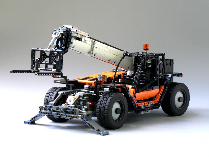 RC power function Technic Telehandler Строительные блоки Набор игрушек развивающий детский подарок на день рождения