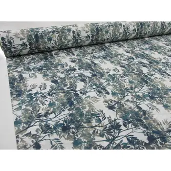 

PRINTED CANVAS Ref. BRANCH BLUE footage 2,45 MTS x width 2,80 m