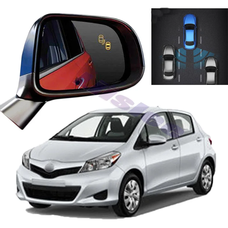 

Car BSM BSD BSA Radar Warning Safety Driving Alert Mirror Detection Sensor For TOYOTA Yaris XP130 XP150 2011~2020