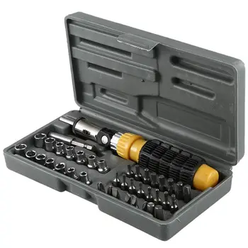 

41PC household plastic handle combination tool manual combination package screwdriver set hardware tools