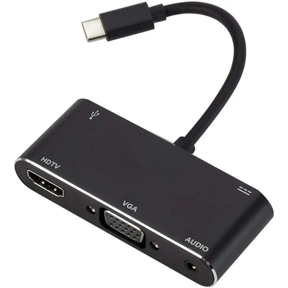 GloryStar 5 в 1 usb type-C к HDMI VGA аудио адаптер конвертер