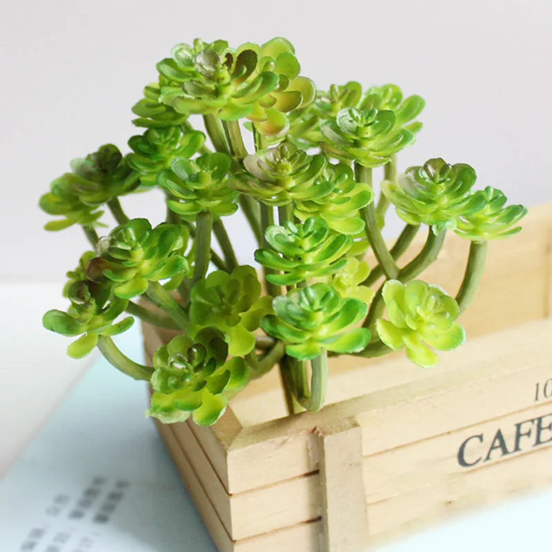 6 шт./компл. Unpotted Искусственные суккуленты Ассорти искусственный украшения из растений "сделай сам"