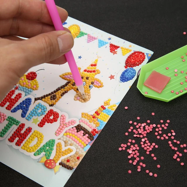 happy birthday cards diy diamond painting