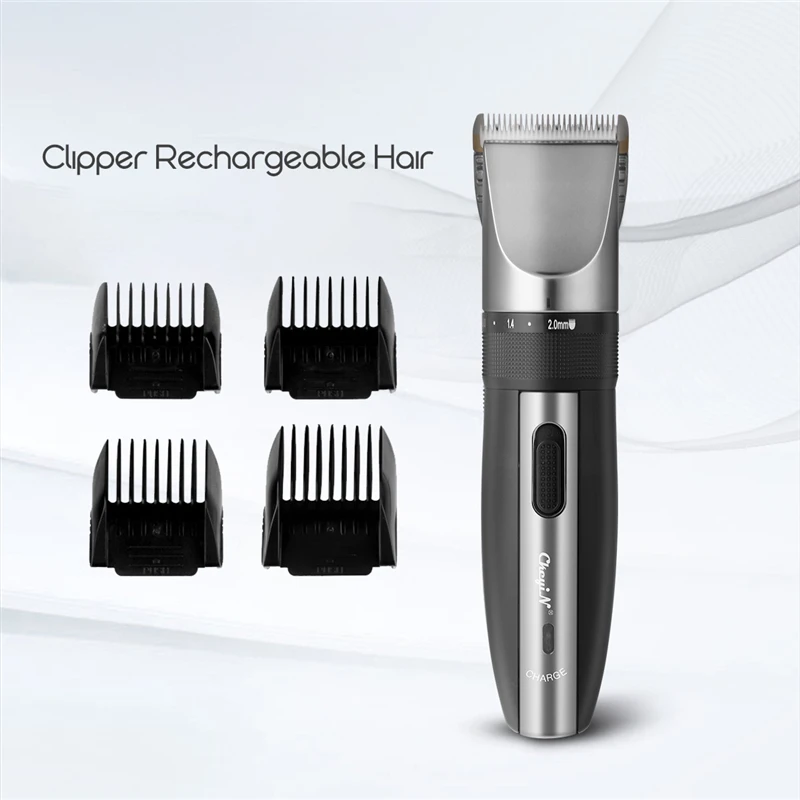 Portable Adjustable Men's Haircut Electric Cutter Machine Super Quiet Titanium Blade Grooming Trimm
