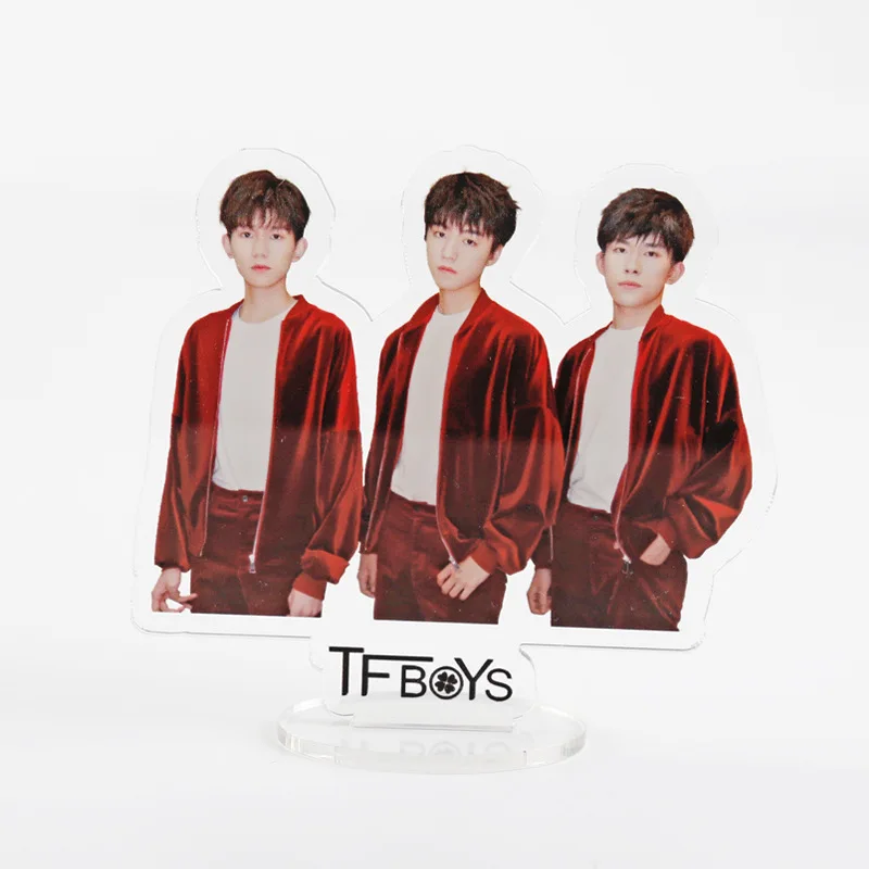 TFBOYS прозрачный милый стенд Рисунок Модель украшение стола Джексон Рой Carry