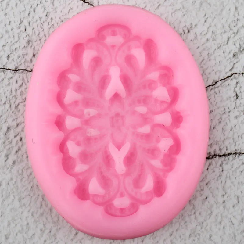 Sugarcraft Flower Silicone Molds Relief Cake Border Fondant Mold Cake Decorating Tools Candy Fimo Clay Chocolate Gumpaste Moulds