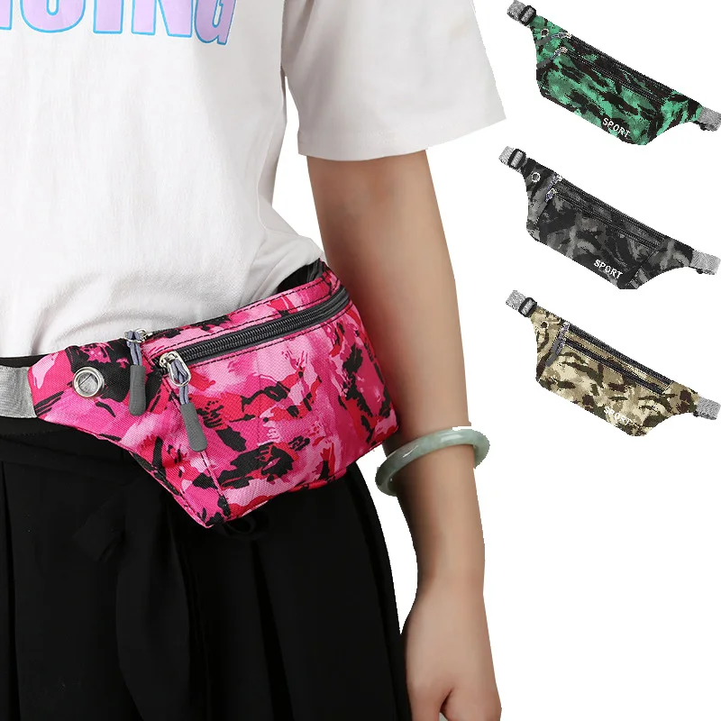 

Running Bag Mountaineering Sports Running Waist Bag Multifunctional Tactical Camouflage Belt Mobile Phone Fashion Waist Bag