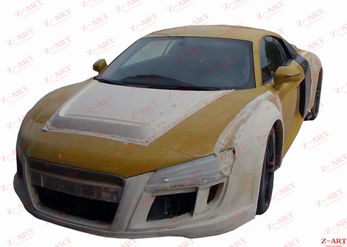 Z-ART передняя крышка из углеродного волокна для Audi R8 V8 V10 2008- передняя крышка багажника из углеродного волокна для Audi R8 MK1 передняя крышка из углеродного волокна