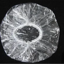 100 шт, портативные одноразовые прозрачные шапочки для душа для спа-салона, Эластичные крышки для купания, домашние шапочки для душа, сантехника, набор