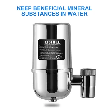 

Faucet Water Filter Kitchen Sink Mount Purifying System Tap Water Purifier Microns Filtration Accuracy Percolator Carbon Filter