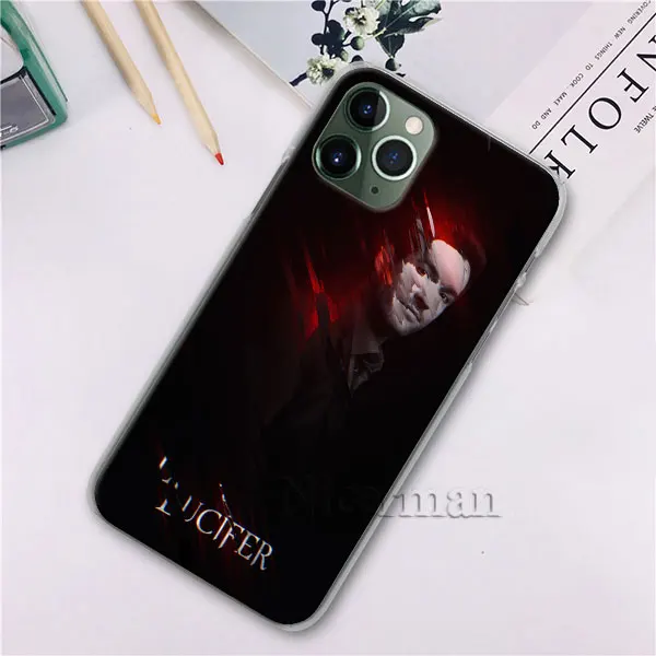 H13 ТВ серия Lucifer телефон оболочка чехол для Apple iPhone X XR XS 11 Pro Max 7 8 6 6s Plus 5 5S жесткий чехол - Цвет: H13
