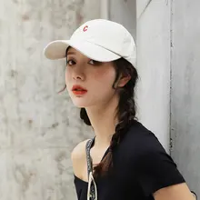 Корейский Джокер на открытом воздухе хлопок маленькие буквы бейсбольные шляпы для женщин простой Мягкий Топ Пике Кепка досуг личности капот уличная