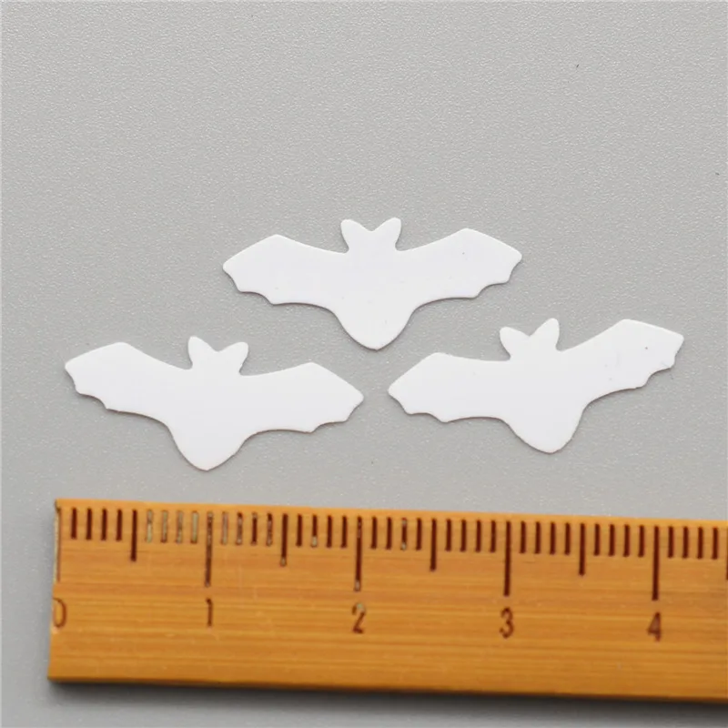 bat 3 white color 200 шт./лот 8*15 мм микс Хэллоуин летучая мышь свободные блестки красивые поделки для шитья/тесьма Diy аксессуары для детей DIY скрапбук - Цвет: bat 3 white color