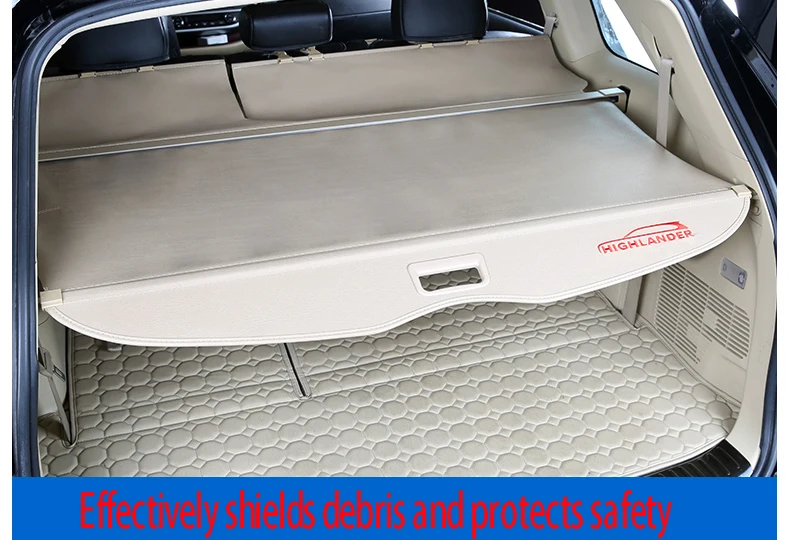 Для Toyota highlander занавес- Специальный занавес багажника получил задний ящик украшения перегородки