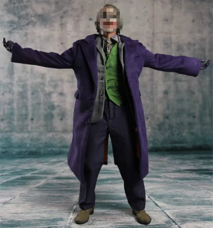1/6 весы мужские фигурки аксессуары Бэтмен Джокер костюм одежда костюмы для 12 "человек фигурка тело CGL C-02