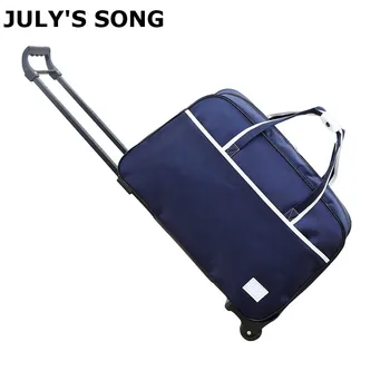 

JULY'S SONG Rolling Suitcase Waterproof Luggage Bag Carry on Bag Trolley Luggage With Wheeled