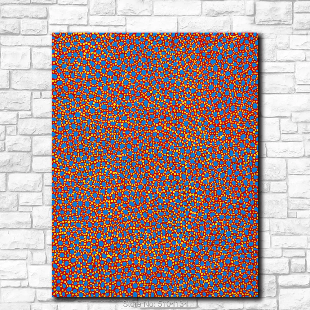 Paint Oil Painting Wall painting YAYOI KUSAMA The Thames in the Morning Home Decor Wall Art Picture For Living Room painting Paint Oil Painting Wall painting YAYOI KUSAMA The Thames in the Morning Home Decor Wall Art Picture For Living Room painting