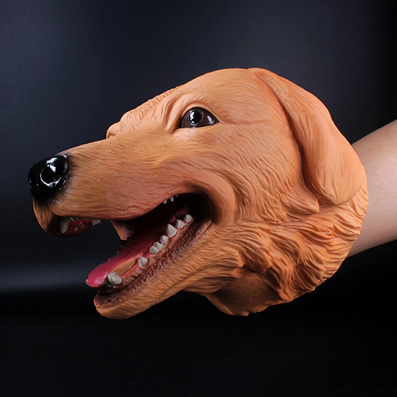 Лабрадор ретривер ручная кукла для рассказов рождественские игрушки животное