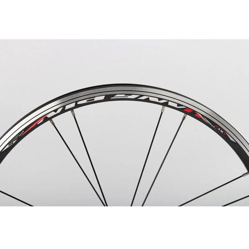 20 FoldingBMX Bike Front Rear wheels Set 100135mm V&Disc Brake 451406 Rims For BMX Bicycle Black and Red Color Wheelset (7)