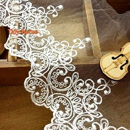 1 ярд белое классическое римское кружево вышивка кружевная отделка свадебное
