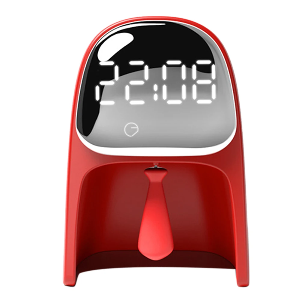 Голосовое управление Smart Timed с ночной лампой для дома с двумя режимами цифровой многофункциональный прикроватный будильник с сенсорной регулировкой яркости светодиода дисплей