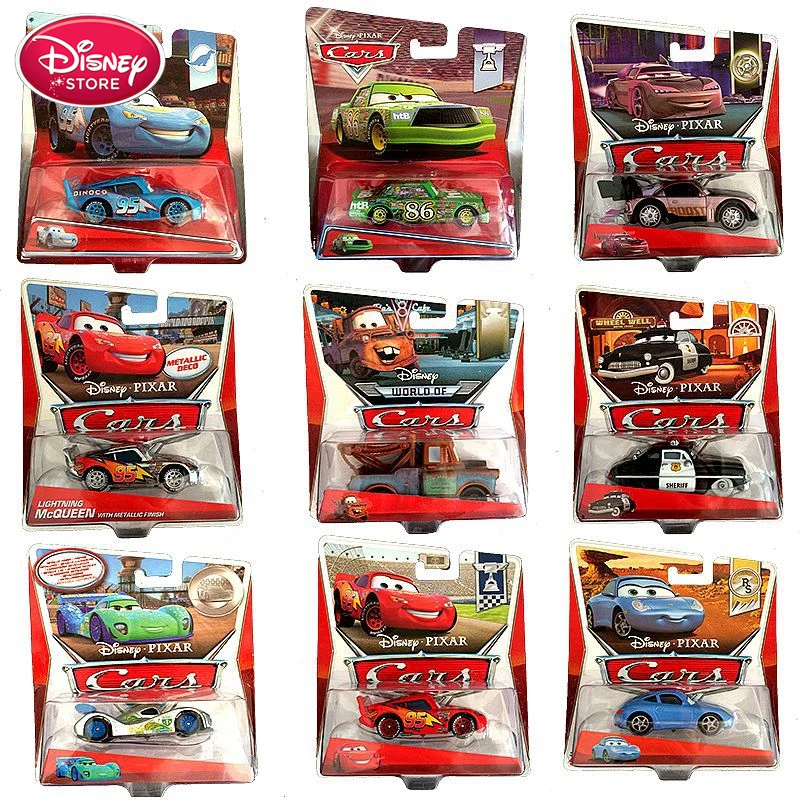 С оригинальной коробкой disney Pixar машина 3 Молния Маккуин Mater Джексон шторм Рамирез литье под давлением автомобиль металлический сплав мальчик малыш игрушки подарок