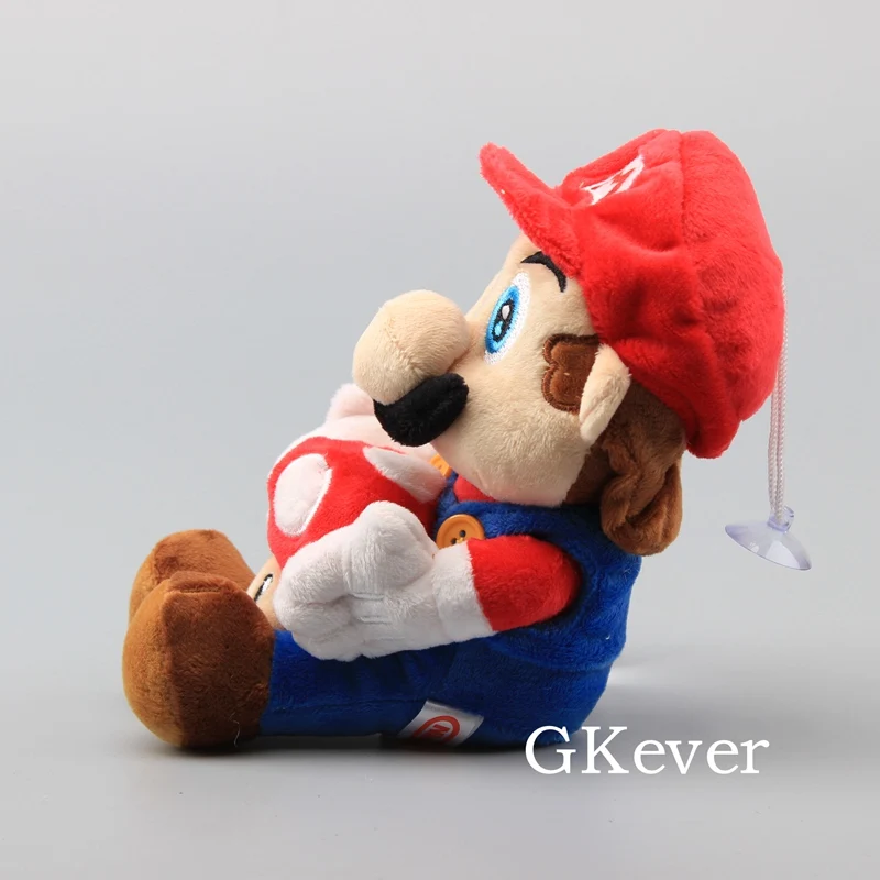 17 см Марио серии фигурка, плюшевая игрушка Кукла kawaii Марио и Луиджи, а также с грибным плюшевая игрушка для мальчиков, подарок на Рождество и день рождения