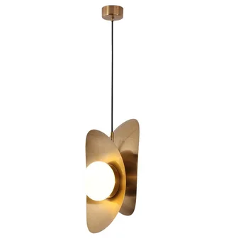 

Modern Gold Ingot Creative Suspensin Lamps Study Living Room Art Restaurant Designer Model Room Nordic LED Suspension Lamps Ligh