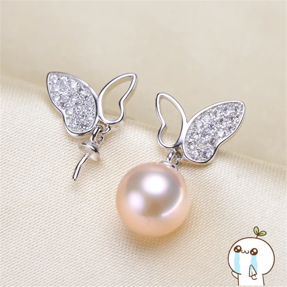 

Earrings Accessories For Women DIY Jewelry Making DIY Handmade Pearl Ear Hook Party Silver Unique 2019E098
