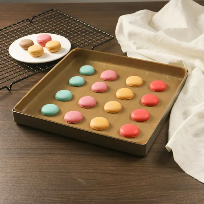 5pcs Reusable Baking Mat Non Sheet Heat Resistant BBQ Grill Cake G8TC