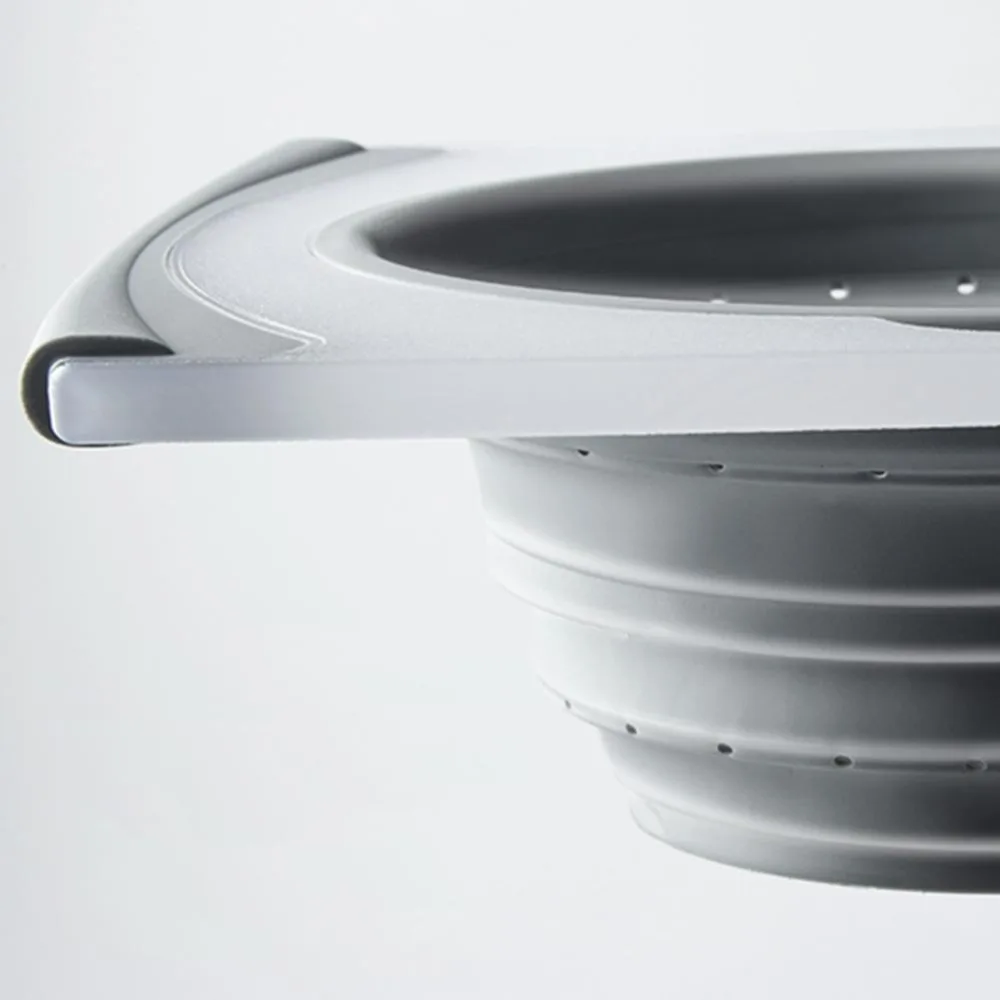 Кухня инновационная многофункциональная 3 в 1 Гибкая силиконовая разделочная доска Съемная Складная стойка корзина раковина телескопическая еда