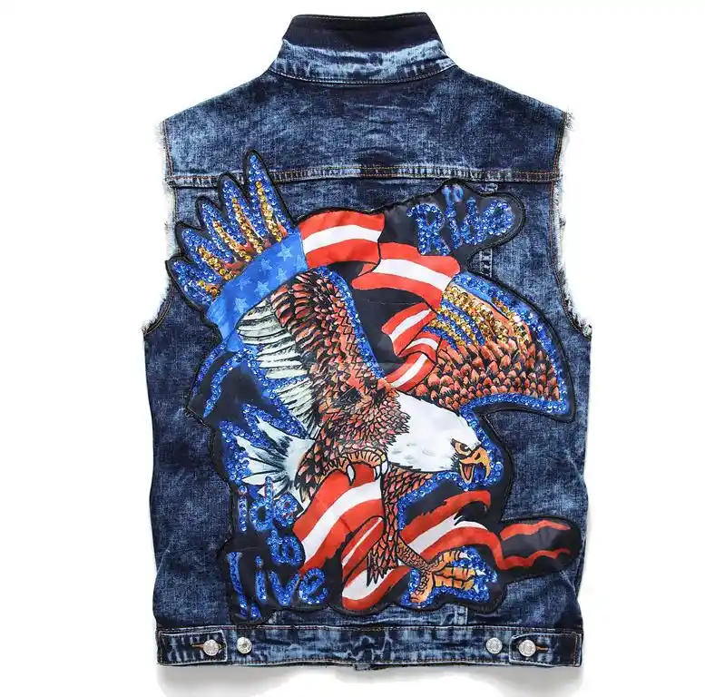 denim vest biker