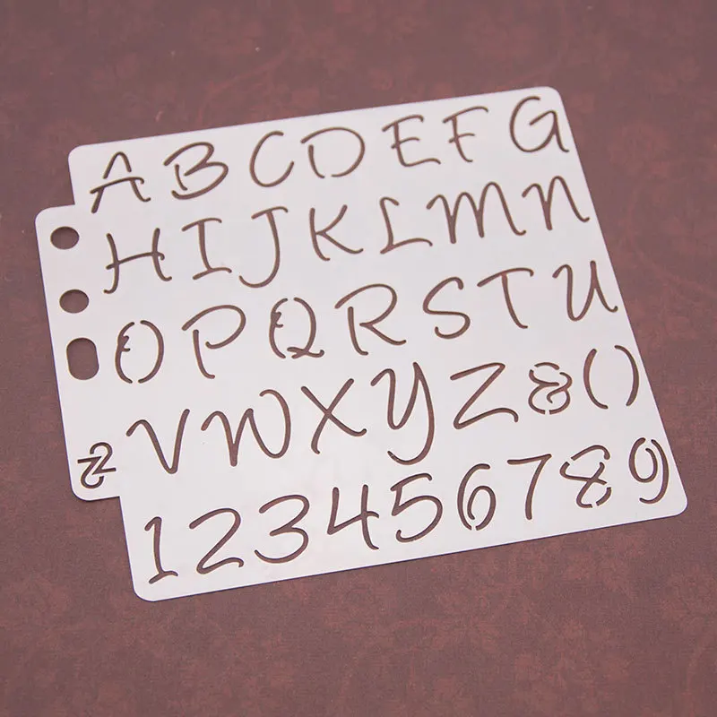 16PcsSet Coffee Spray Stencils Cappuccino Mold Fancy Coffee Printing Model Foam Spray Cake Decorative Paper Card Template Tools8