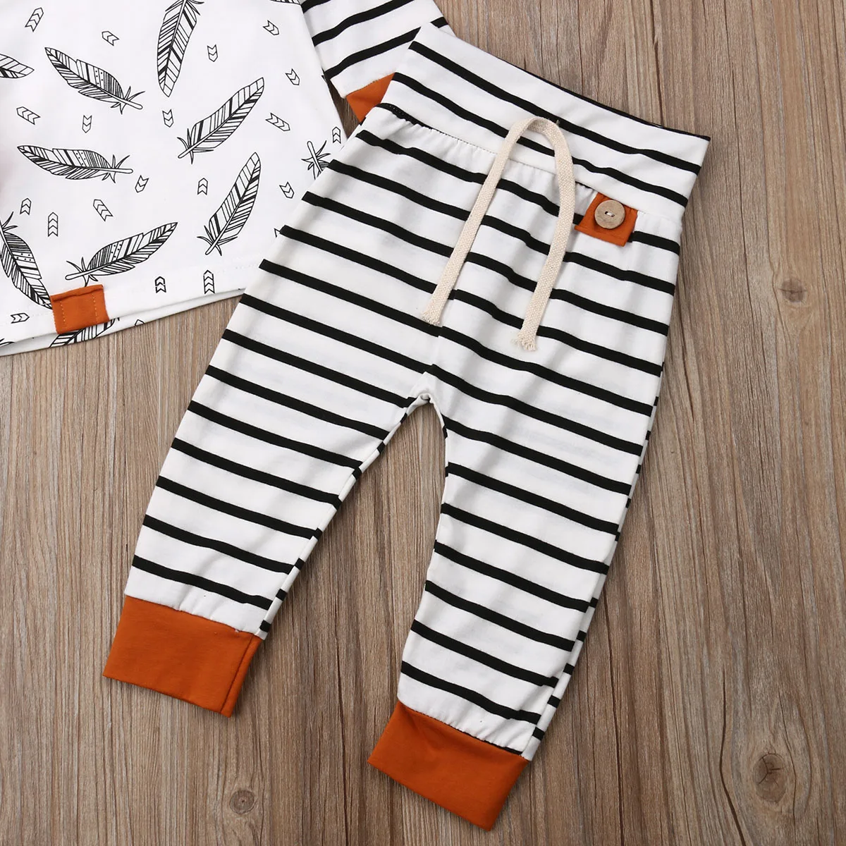 Одежда для маленьких мальчиков и девочек комплект одежды новорожденных