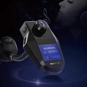 

Bluetooth FM Transmitter Aux Modulator USB Car Charger Calling MP3 Car Receiver Handsfree Kit Car Adapter Player Bluetooth J5P9