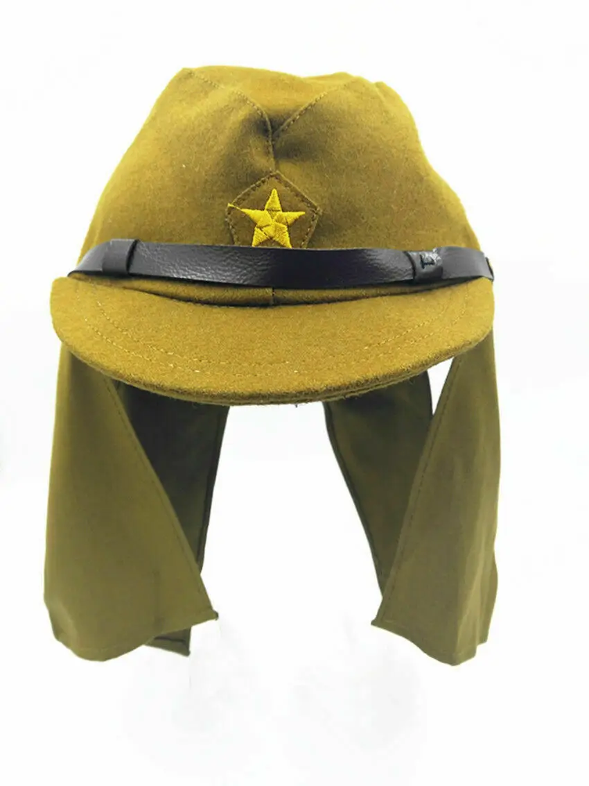 WWII WW2 японская армейская солдатская полевая Шерстяная кепка шляпа 57 ~ 60 см военных