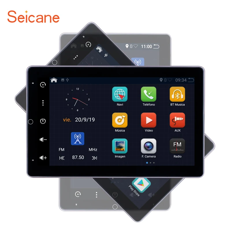 Универсальный Автомобильный мультимедийный плеер Seicane Android 10 0 ОЗУ 2 Гб ПЗУ 32 ГБ 1