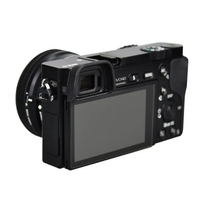 Plastic Protector Cover Case For Sony NEX7，NEX6，A6000，A7000，FDA-EV1S Camera Lens Cap Screen Protective Film