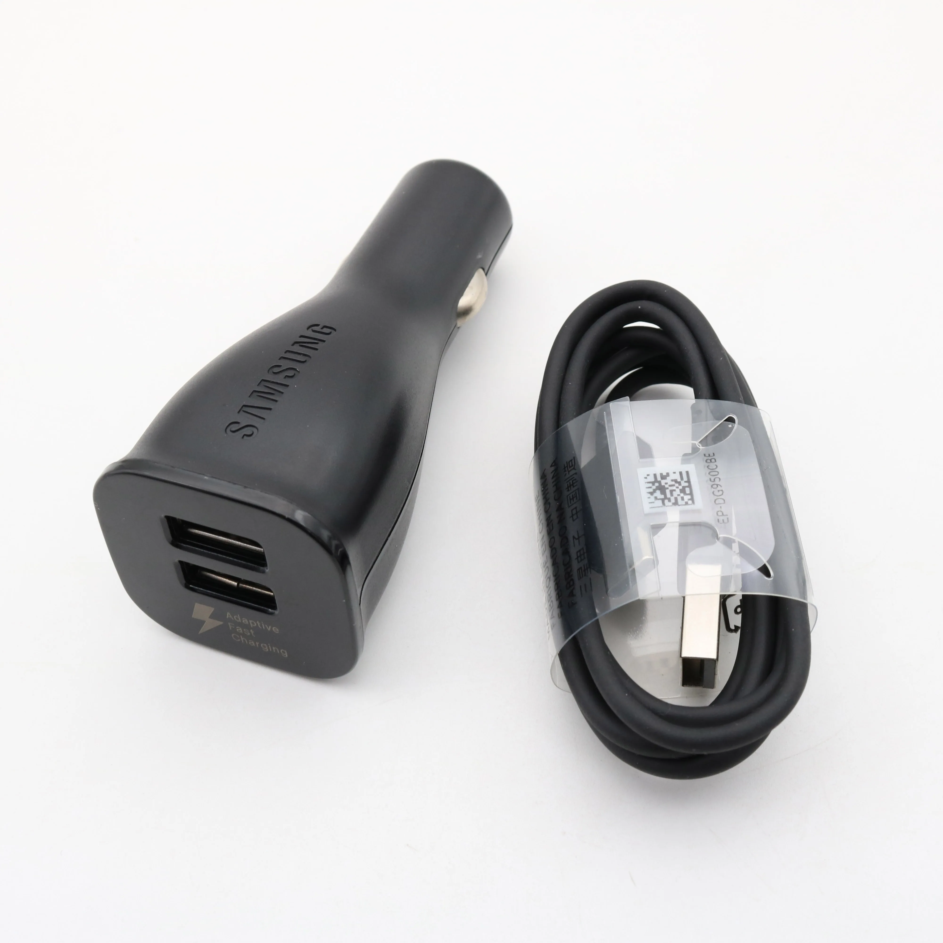 Автомобильное зарядное устройство Samsung двойной USB адаптивный быстрый адаптер Micro