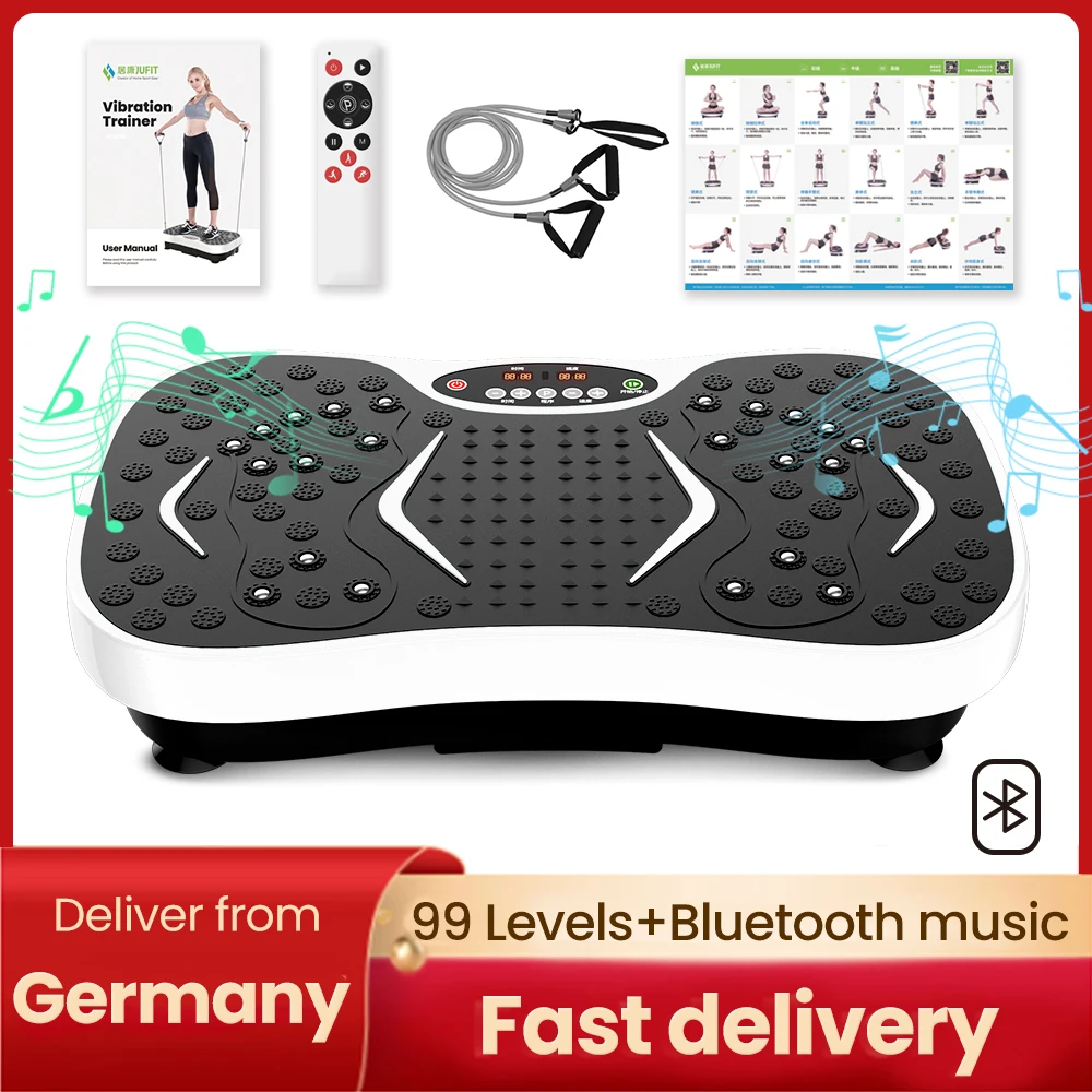 Jufit Vibration Plate Machine Exercises Fitness Lose Weight For Whole