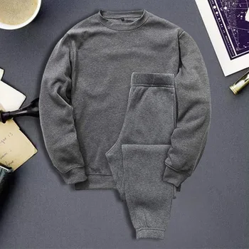 

SFIT Plus Size Men Pajamas Homewear Autumn Cotton Pajamas Set With Pants Male Sleepwear Long Sleeve Cotton Home Clothes For Men