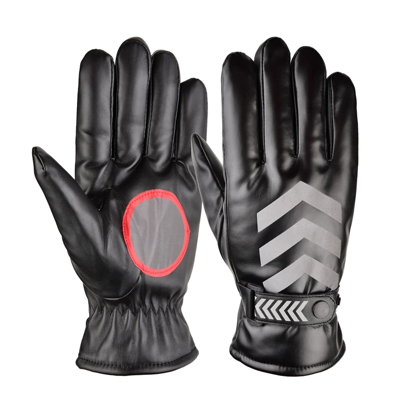 Winter Warm Waterproof Glove Traffic Police Safety Hi-Vis Reflective Gloves