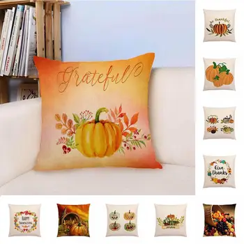

45*45cm Halloween Pillow Case Sofa Pumpkin Ghosts Cushion days Decoration Thanksgiving Pillowcases Cover Home Pillow Cover D6K6